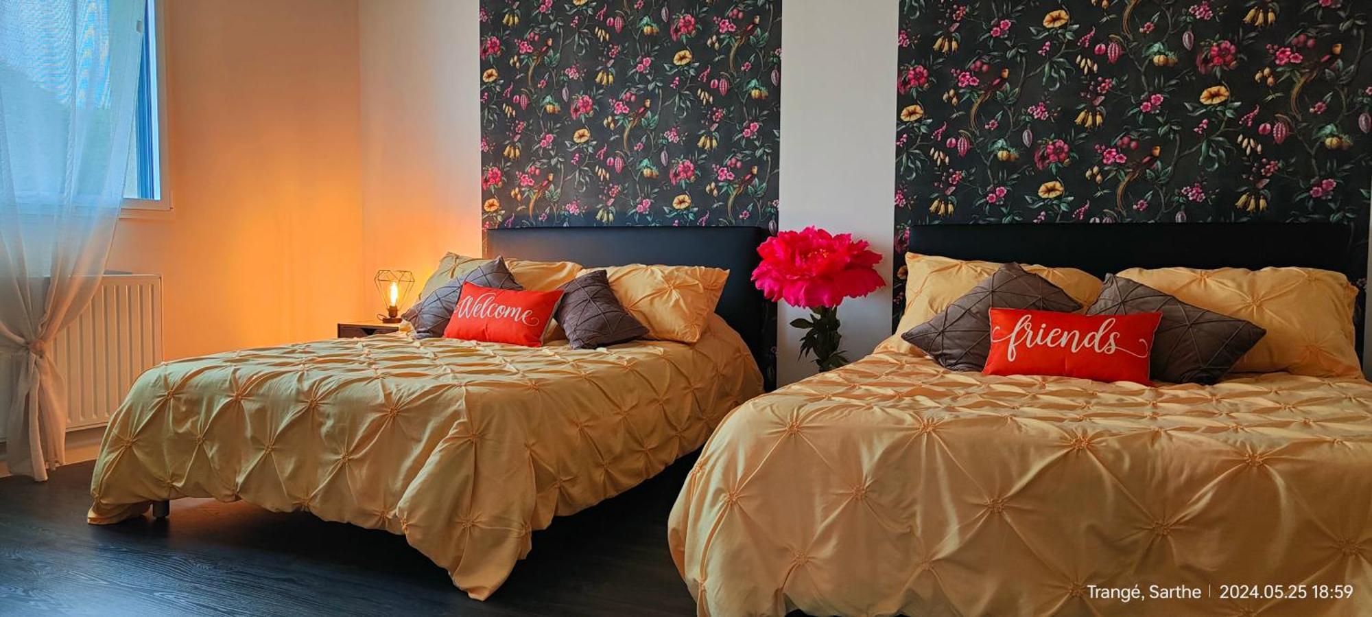 Appartement Laloue à Trangé Extérieur photo